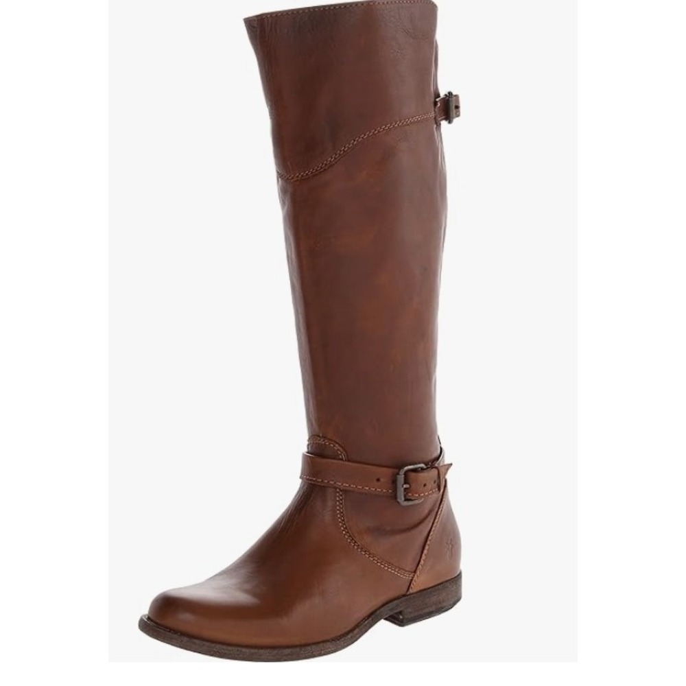 FRYE Women's Phillip Riding Boots Style 76844 Cognac Size 6 1/2B NWT